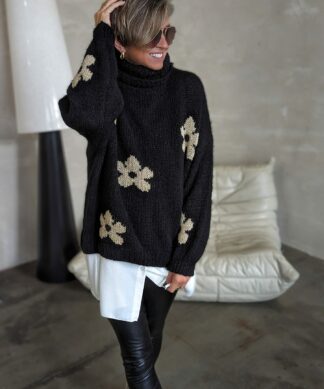 Strickpullover GOLDEN FLOWER – versch. Farben