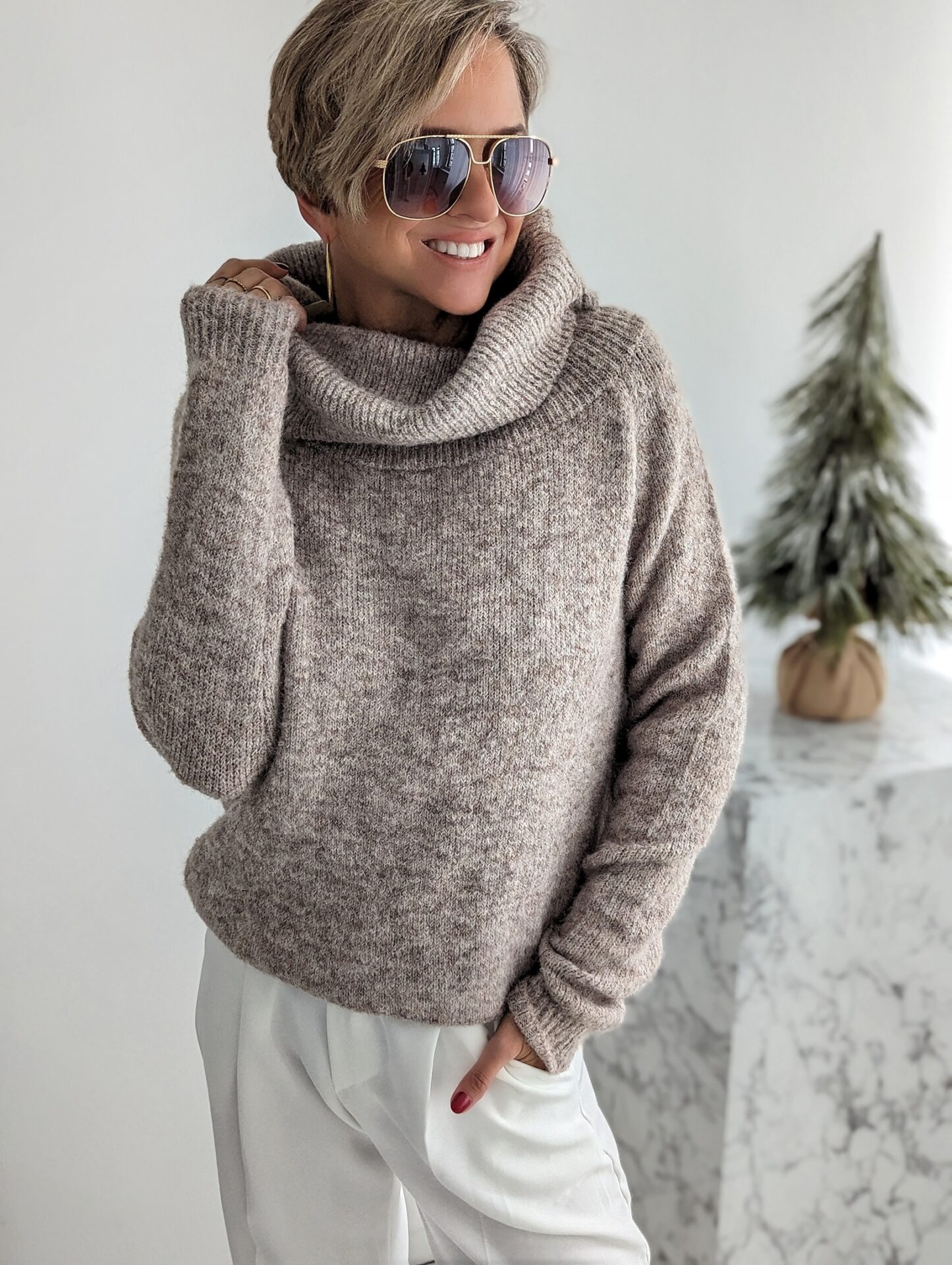 Strickpullover HEAT WAVES – versch. Farben