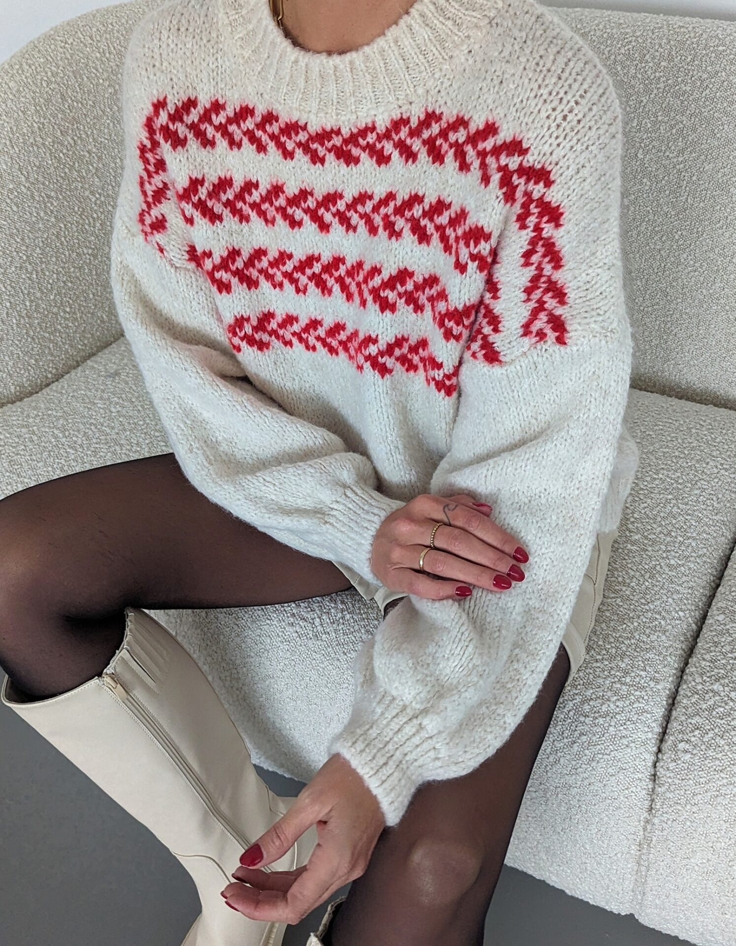 Strickpullover VERY MERRY – versch. Farben