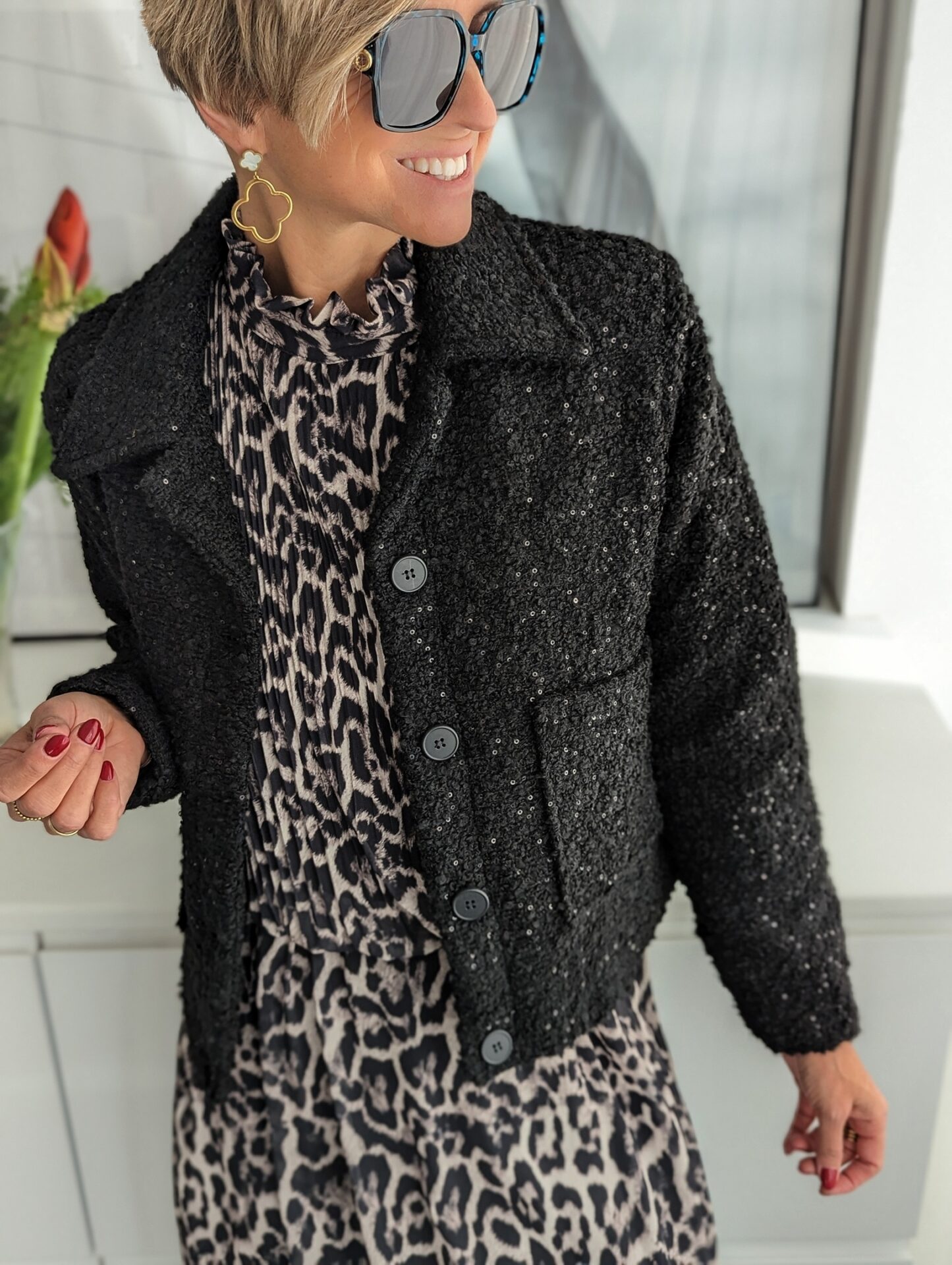 Blazerjacke PARK AVENUE – schwarz
