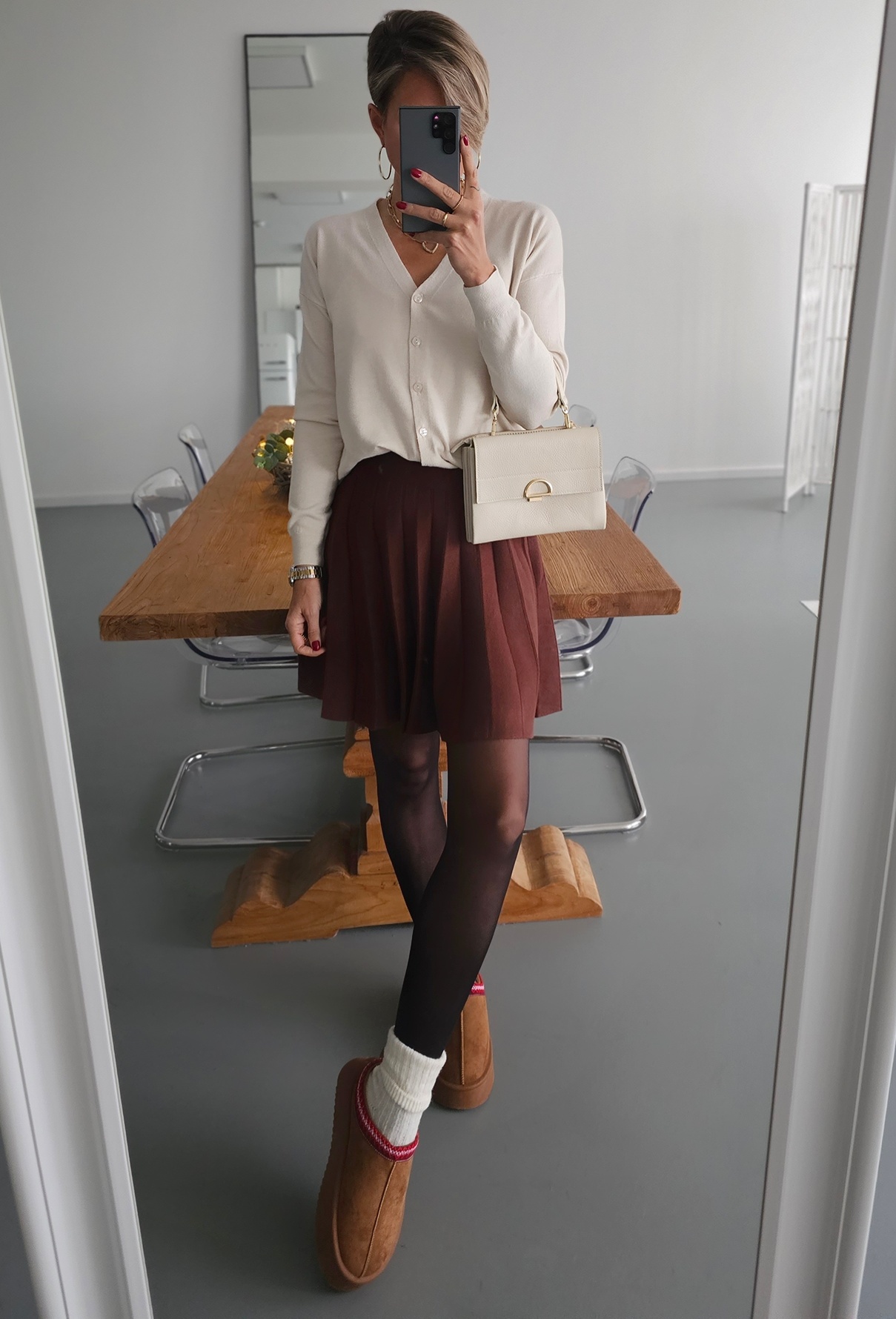 Stoffrock CLASSIC UNI – braun