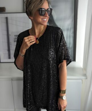 Oversize Paillettenshirt – STAY SHINY