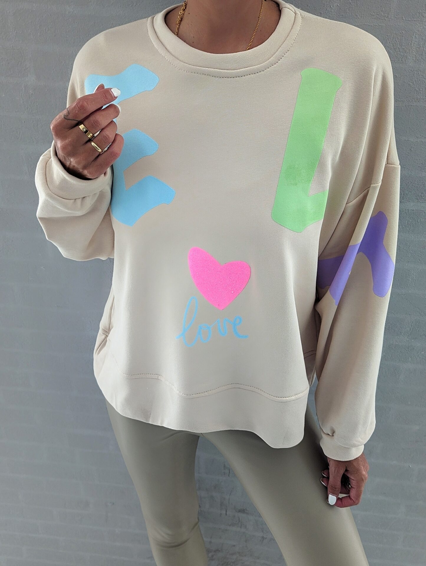 Sweater SELF LOVE  – versch. Farben