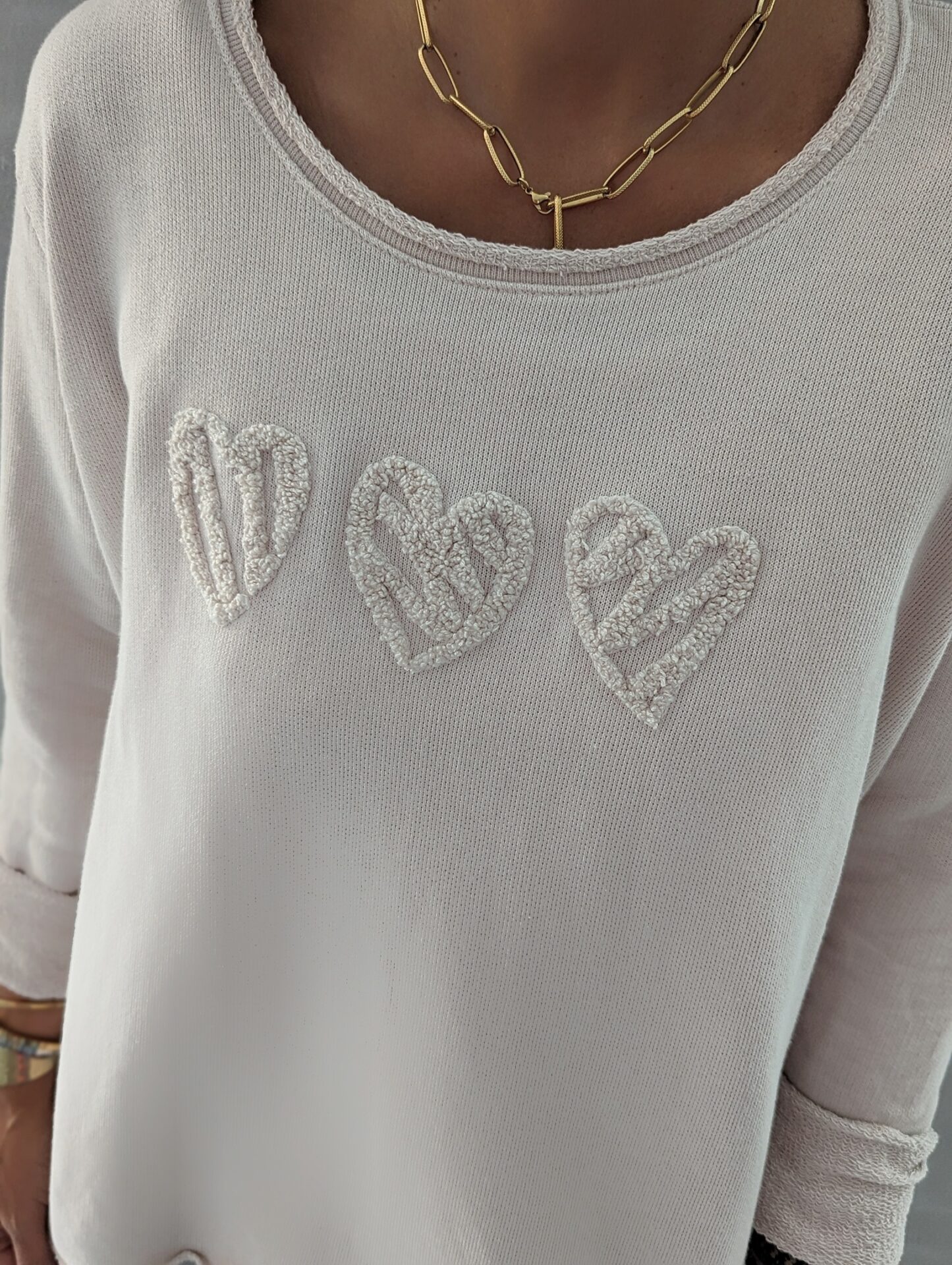 leichter Sweater TRUE LOVE  – versch. Farben