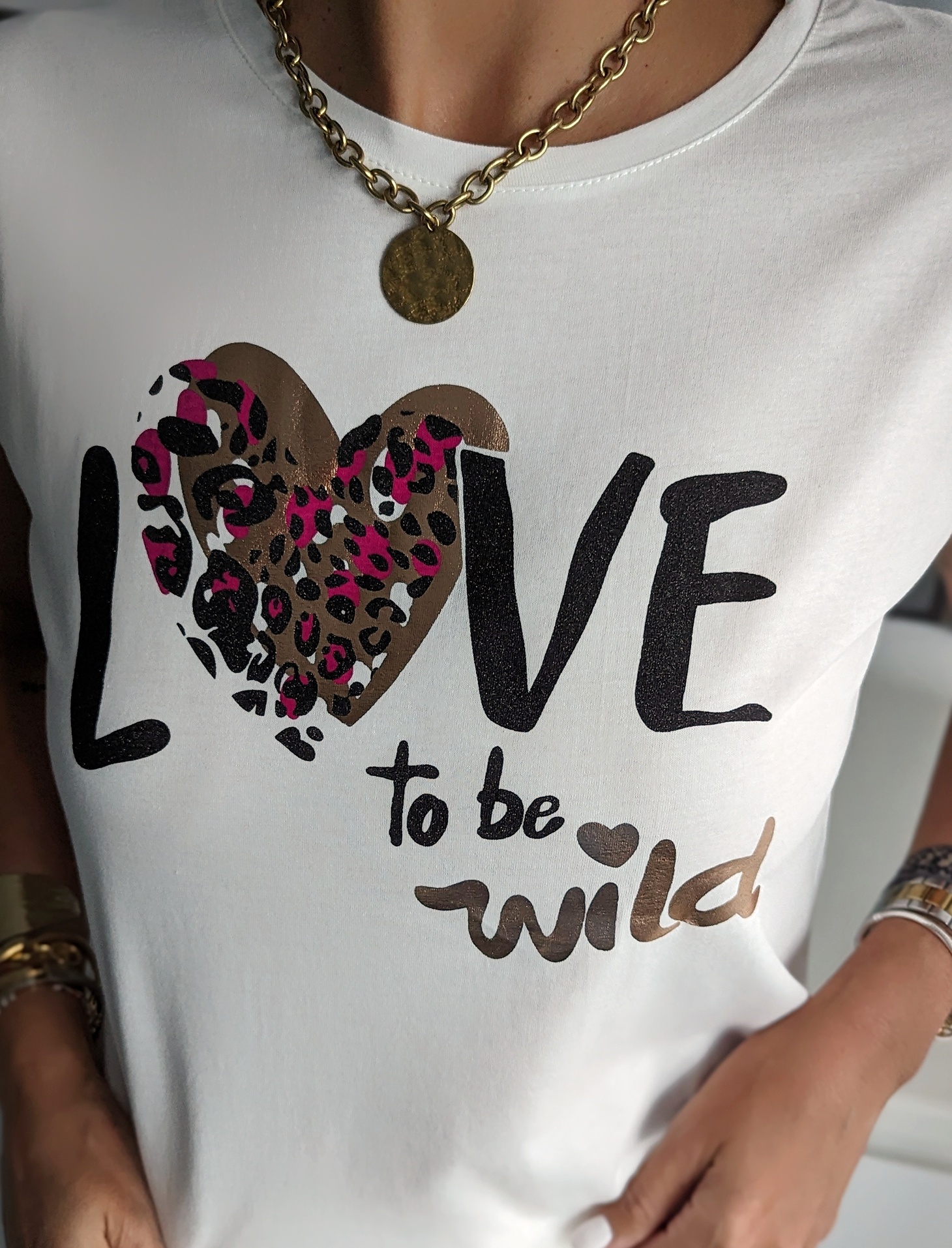 T-Shirt LOVE TO BE WILD