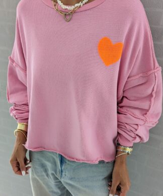 Sweater HEART BEAT – versch. Farben