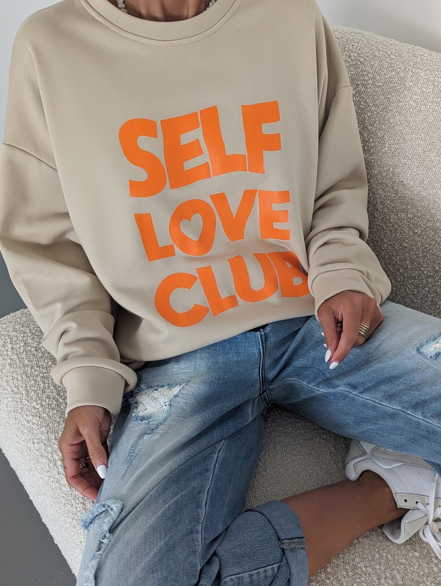 Sweater SELF LOVE CLUB – verschiedene Farben