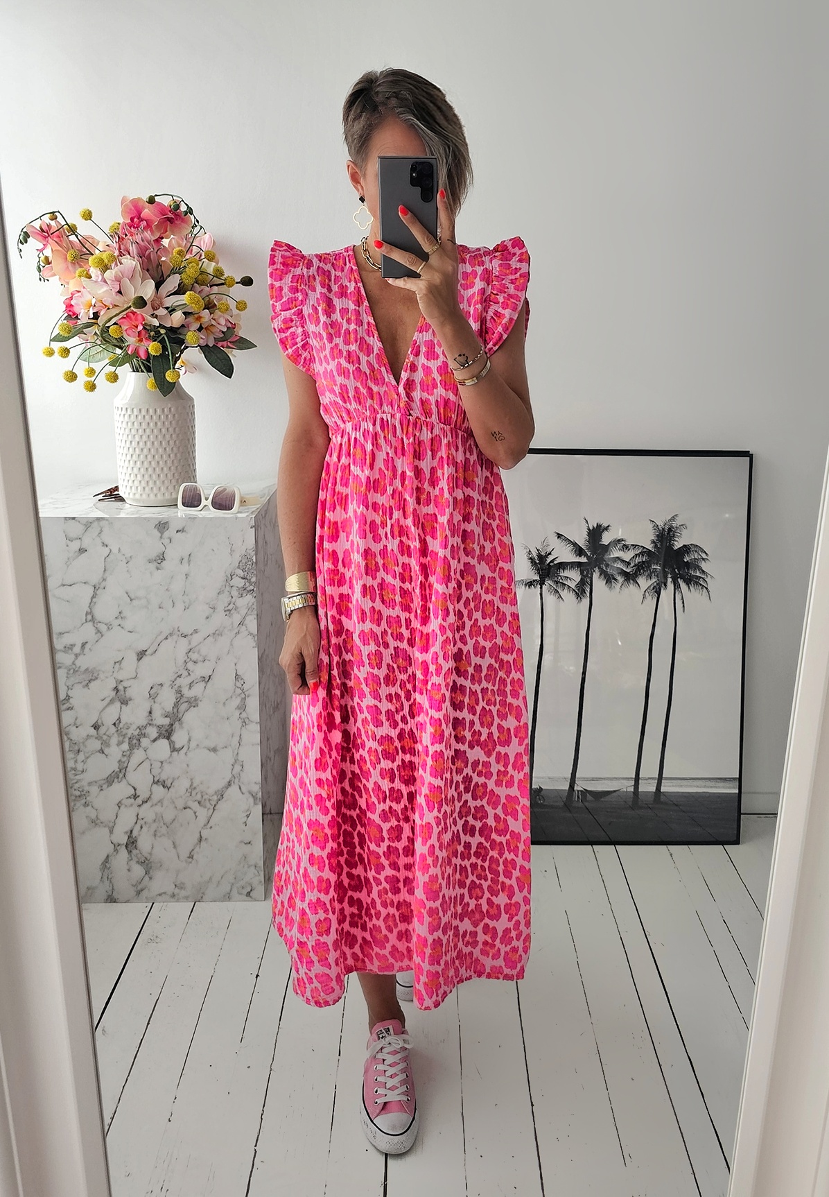 Leo kleid rosa Clearance