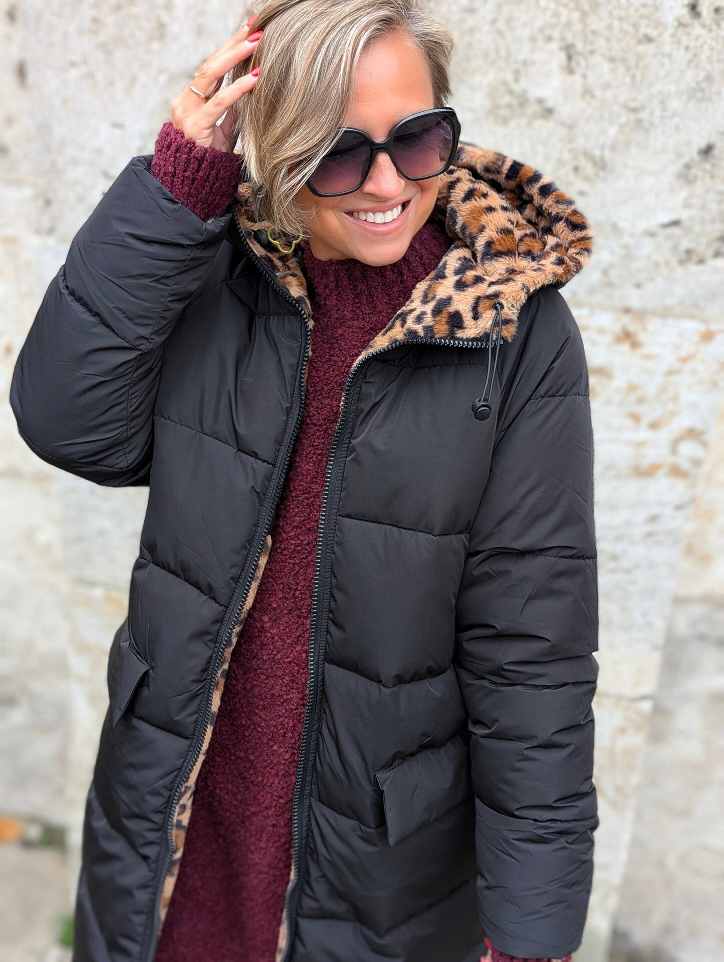 Black parka sale shop
